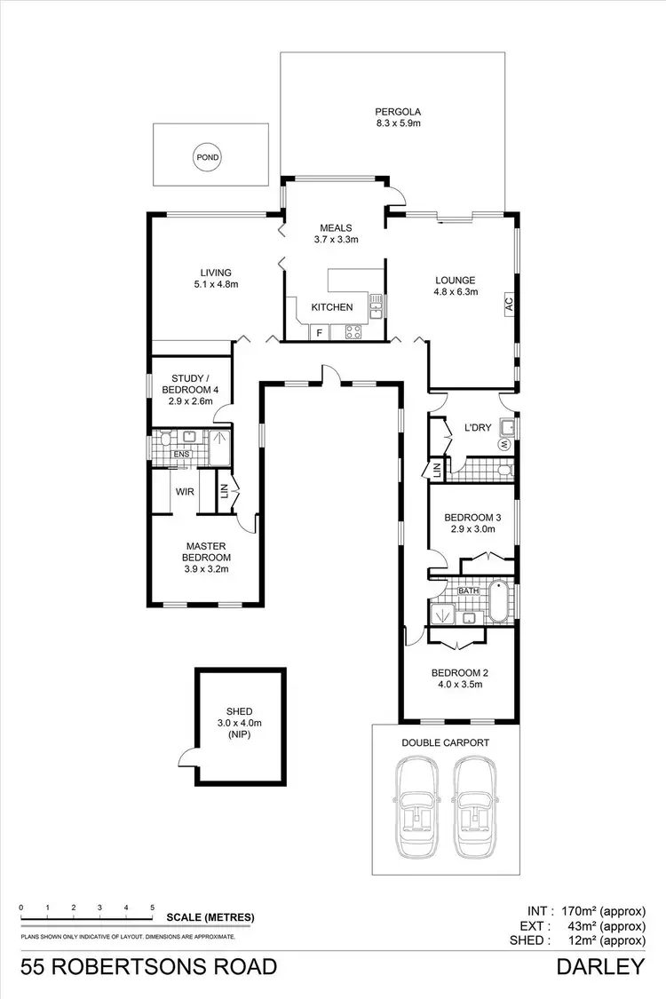 Floorplan of Homely house listing, 55 Robertsons Road, Darley VIC 3340