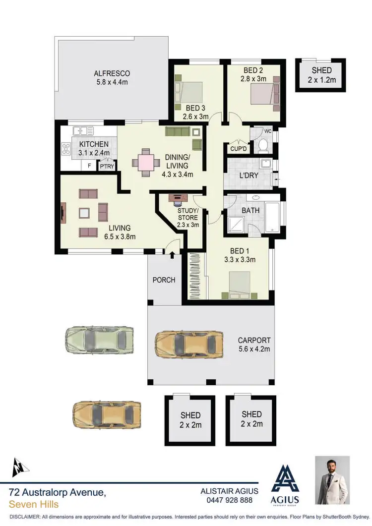Floorplan of Homely house listing, 72 Australorp Avenue, Seven Hills NSW 2147