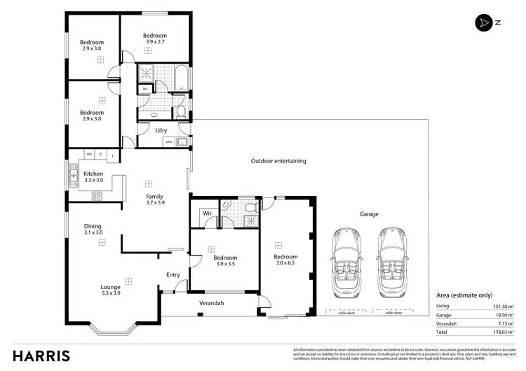 Floorplan of Homely house listing, 4 Glenhuntly Drive, Flagstaff Hill SA 5159