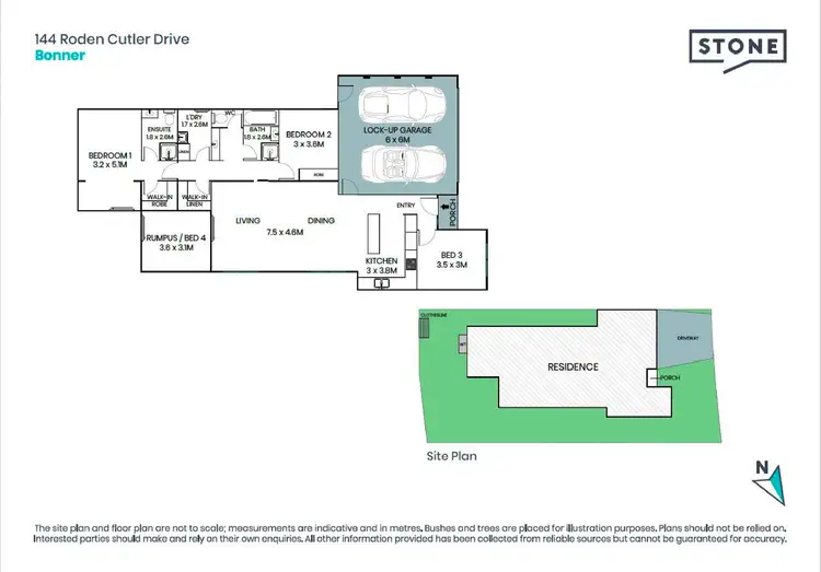Floorplan of Homely house listing, 144 Roden Cutler Drive, Bonner ACT 2914