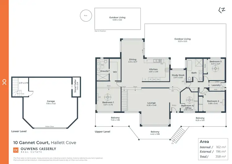 Floorplan of Homely house listing, 10 Gannet Court, Hallett Cove SA 5158