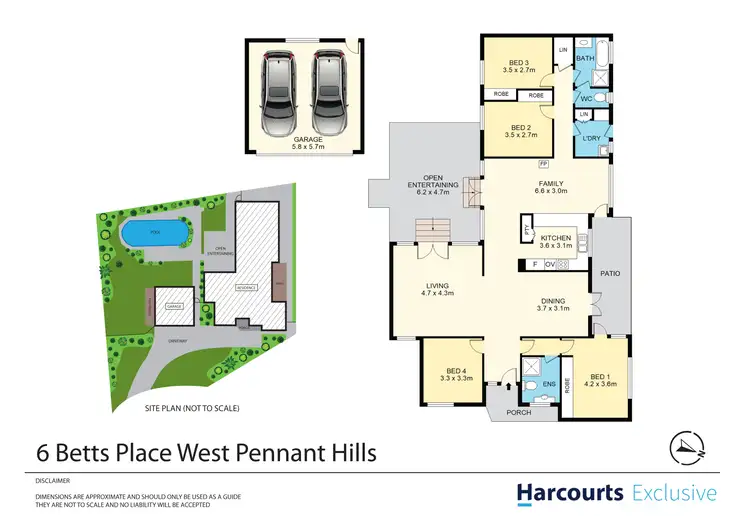 Floorplan of Homely house listing, 6 Betts Place, West Pennant Hills NSW 2125