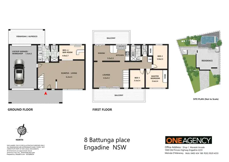 Floorplan of Homely house listing, 8 Battunga Place, Engadine NSW 2233