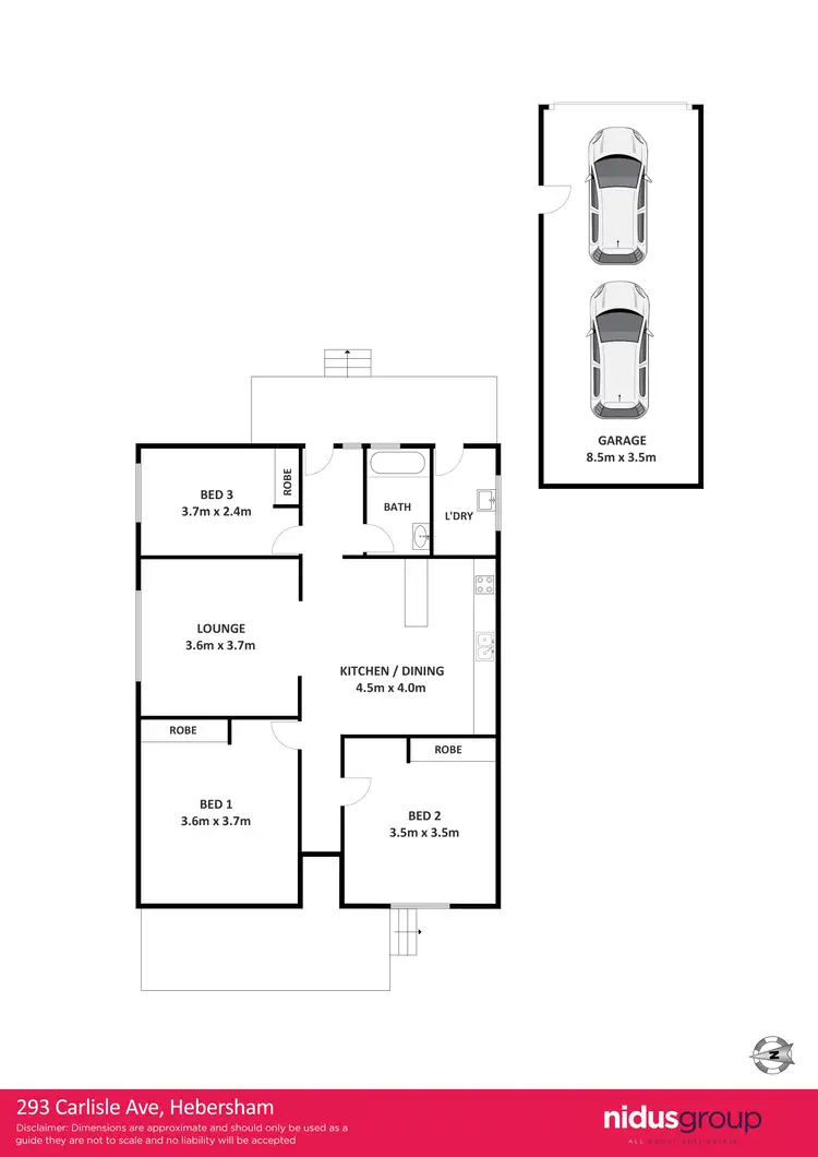 Floorplan of Homely house listing, 293 Carlisle Avenue, Hebersham NSW 2770
