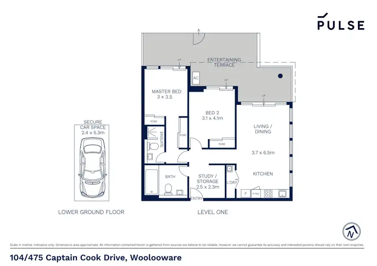 Floorplan of Homely apartment listing, 104/475 Captain Cook Drive, Woolooware NSW 2230