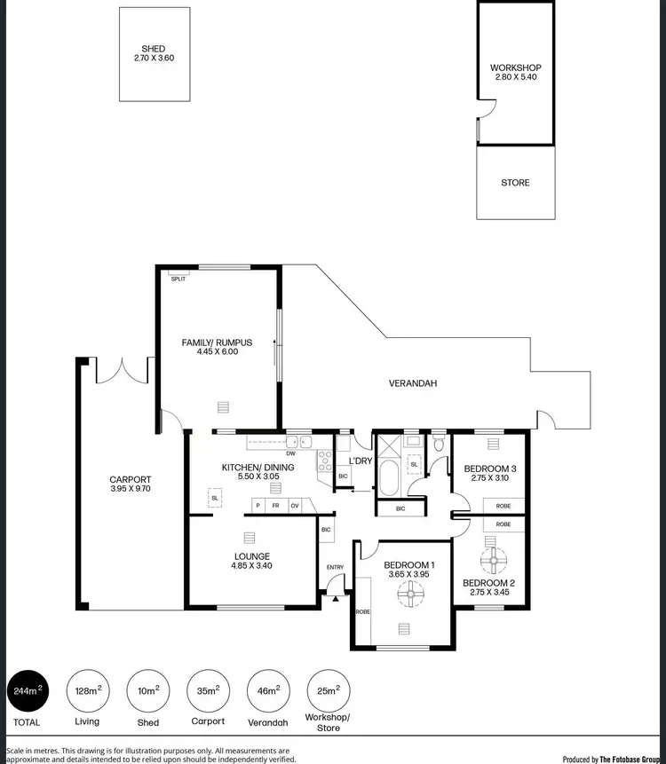 Floorplan of Homely house listing, 9 Mattinson Road, Ridgehaven SA 5097