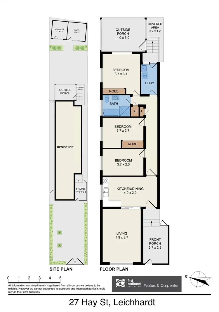Floorplan of Homely house listing, 27 Hay Street, Leichhardt NSW 2040