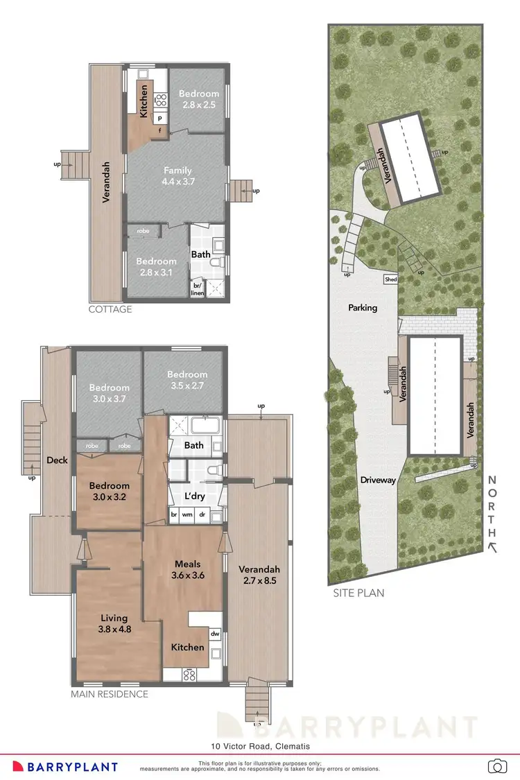 Floorplan of Homely house listing, 10 Victor Road, Clematis VIC 3782