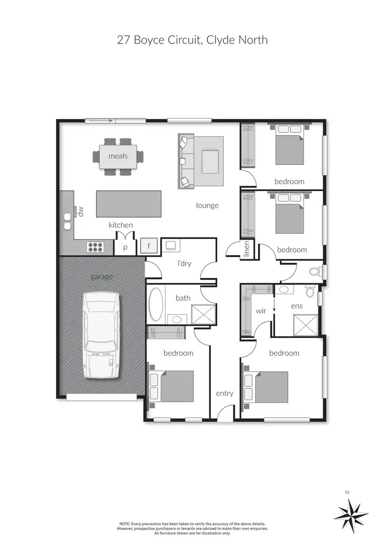 Floorplan of Homely house listing, 27 Boyce Circuit, Clyde North VIC 3978