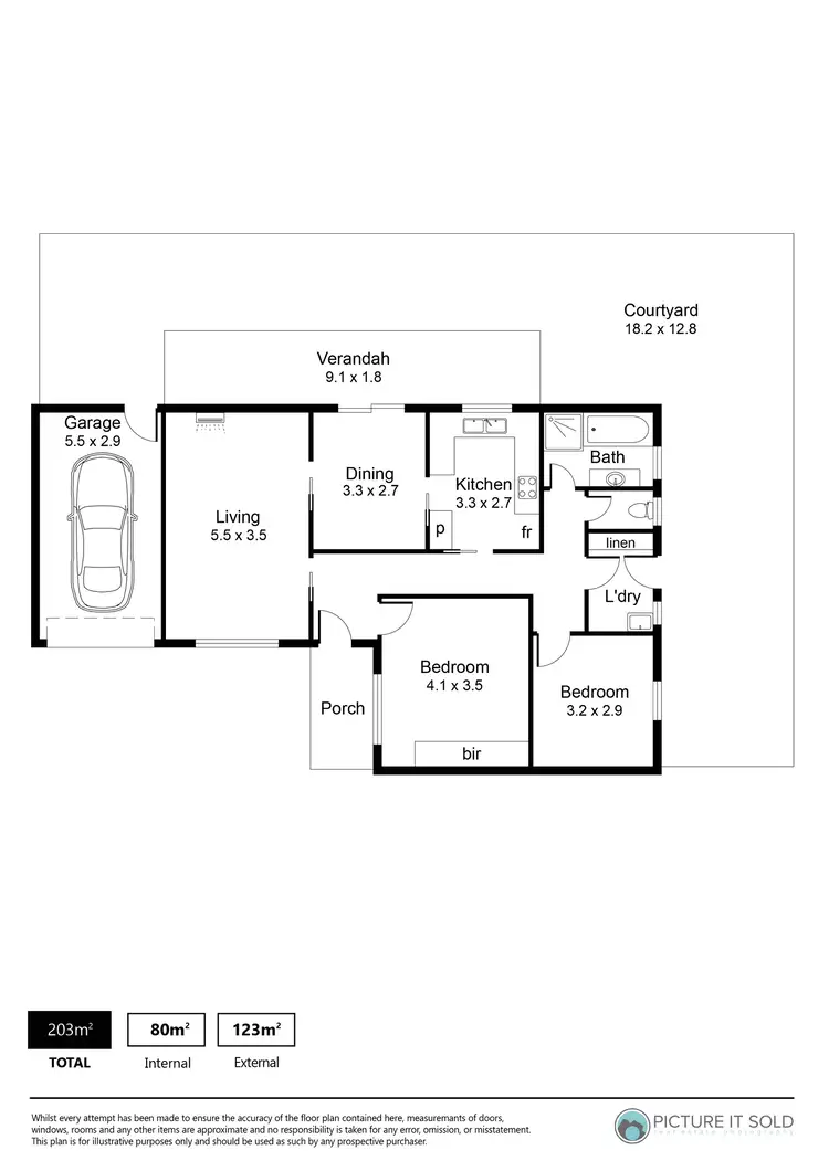 Floorplan of Homely unit listing, 5/23-25 Arnold Street, Underdale SA 5032