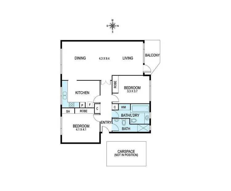 Floorplan of Homely unit listing, 12/12 Woorigoleen Road, Toorak VIC 3142