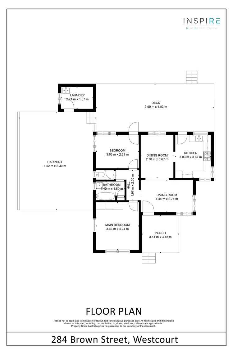 Floorplan of Homely house listing, 284 Brown Street, Westcourt QLD 4870