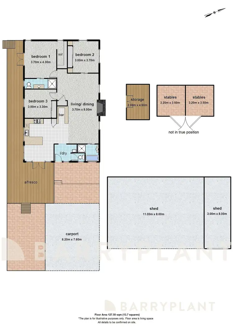 Floorplan of Homely house listing, 54 Jardine Road, Macclesfield VIC 3782