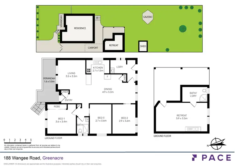 Floorplan of Homely house listing, 188 Wangee Road, Greenacre NSW 2190