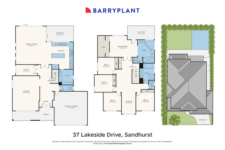 Floorplan of Homely house listing, 37 Lakeside Drive, Sandhurst VIC 3977