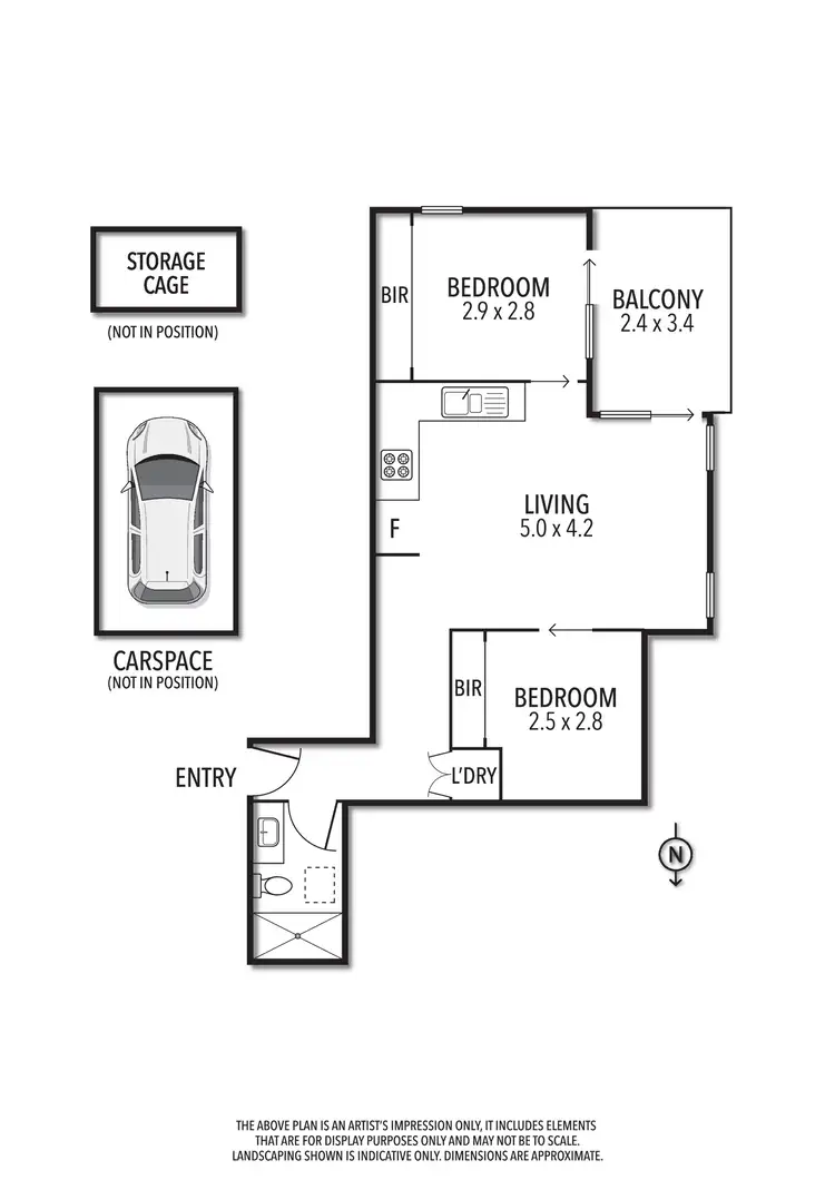 Floorplan of Homely apartment listing, 24/200 Westgarth Street, Northcote VIC 3070