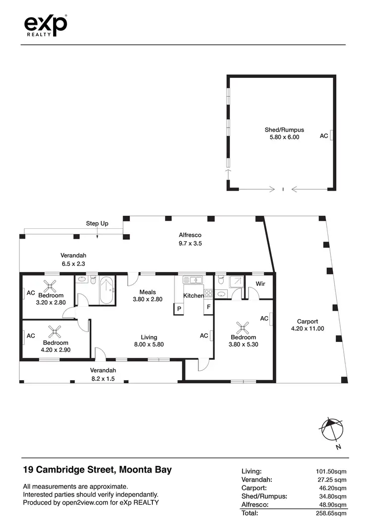 Floorplan of Homely house listing, 19 Cambridge Street, Moonta Bay SA 5558
