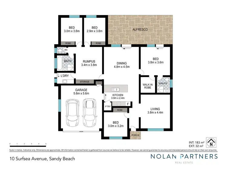 Floorplan of Homely house listing, 10 Surfsea Avenue, Sandy Beach NSW 2456