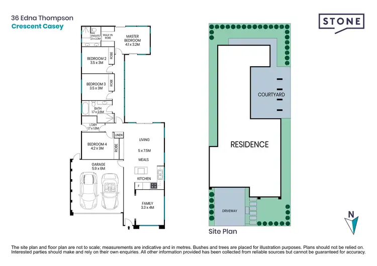 Floorplan of Homely house listing, 36 Edna Thompson Crescent, Casey ACT 2913