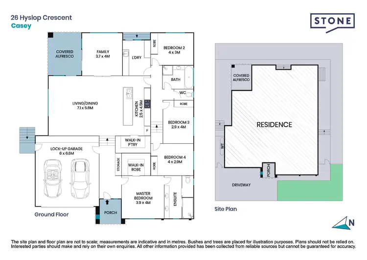 Floorplan of Homely house listing, 26 Hyslop Crescent, Casey ACT 2913