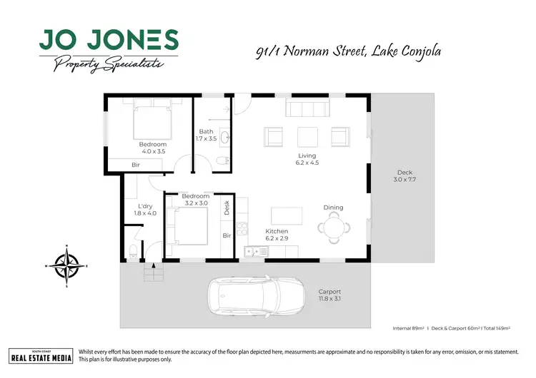 Floorplan of Homely retirement listing, 91/1 Norman Street, Lake Conjola NSW 2539
