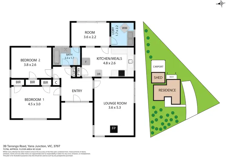 Floorplan of Homely house listing, 39 Tarrango Road, Yarra Junction VIC 3797
