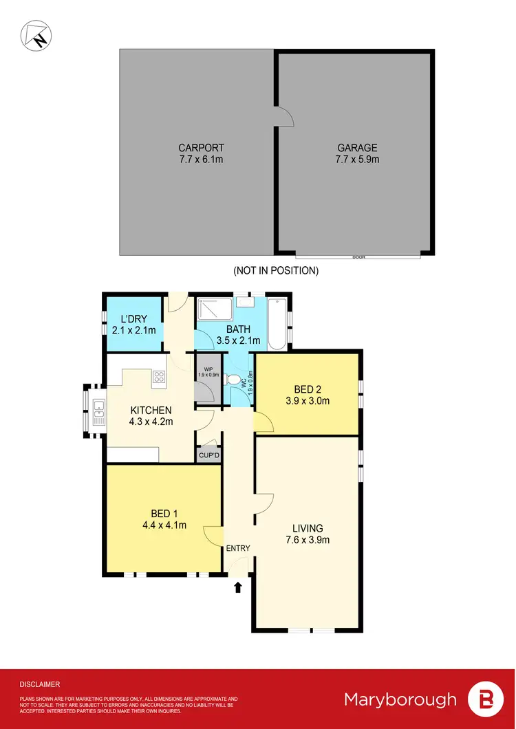 Floorplan of Homely house listing, 1798 Maryborough-Dunolly Road, Dunolly VIC 3472