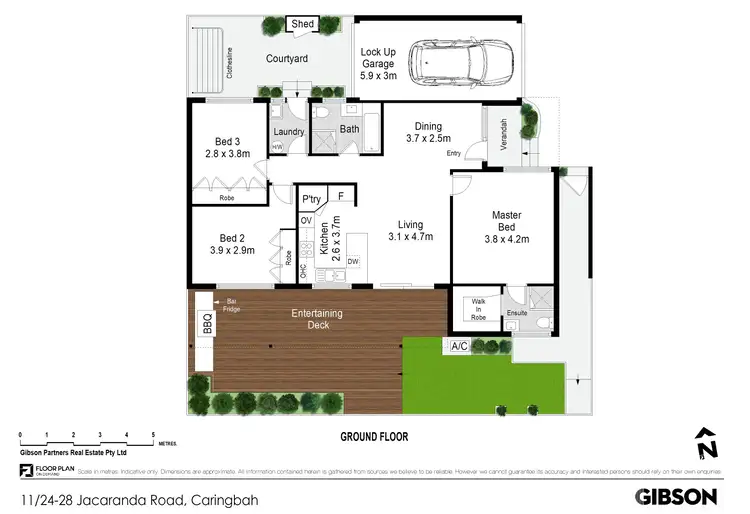 Floorplan of Homely villa listing, 11/24-28 Jacaranda Road, Caringbah NSW 2229