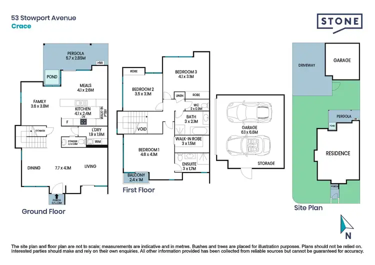 Floorplan of Homely house listing, 53 Stowport Avenue, Crace ACT 2911