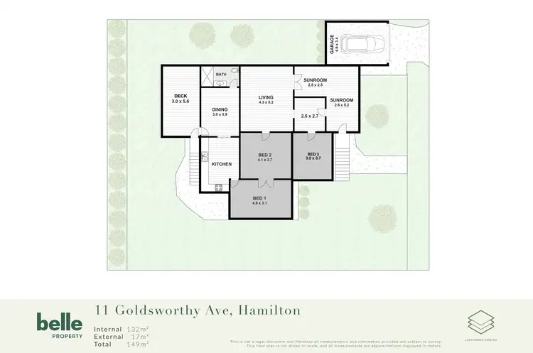 Floorplan of Homely house listing, 11 Goldsworthy Avenue, Hamilton QLD 4007