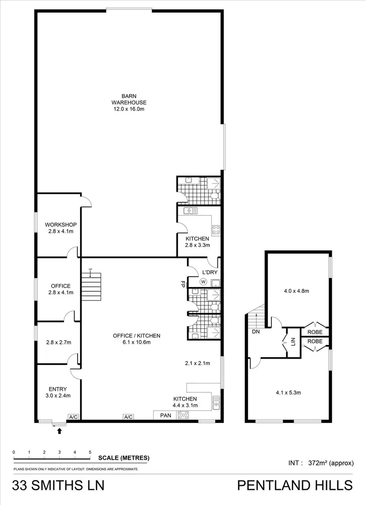 Floorplan of Homely rural property listing, 33 Smiths Lane, Pentland Hills VIC 3341