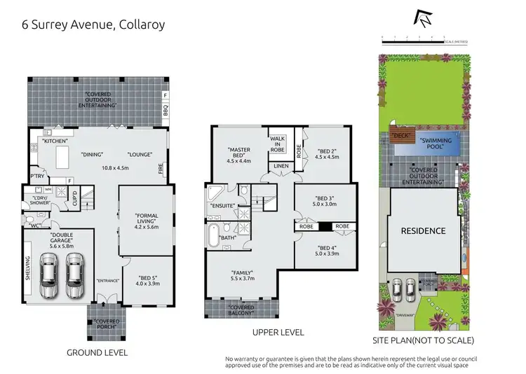 Floorplan of Homely house listing, 6 Surrey Avenue, Collaroy NSW 2097