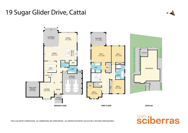 Floorplan of Homely house listing, 19 Sugar Glider Drive, Cattai NSW 2756
