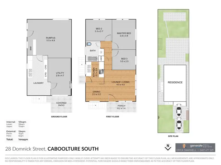 Floorplan of Homely house listing, 28 Domnick Street, Caboolture South QLD 4510