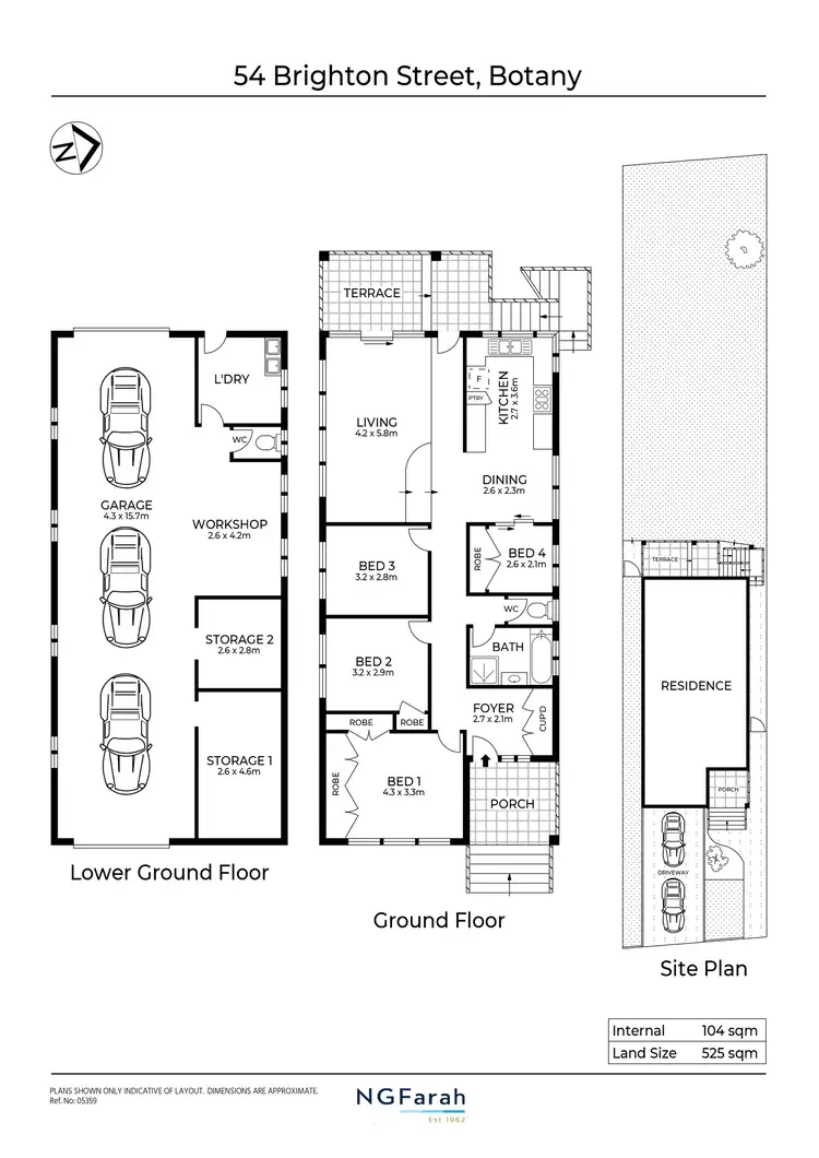 Floorplan of Homely house listing, 54 Brighton Street, Botany NSW 2019