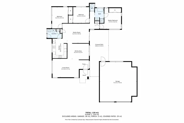 Floorplan of Homely house listing, 1 Koala Court, Kelso QLD 4815