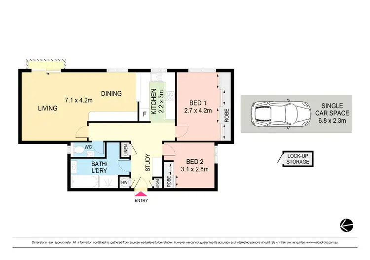 Floorplan of Homely apartment listing, 15/34 Stanton Road, Mosman NSW 2088