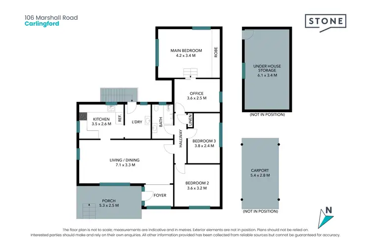 Floorplan of Homely house listing, 106 Marshall Road, Carlingford NSW 2118