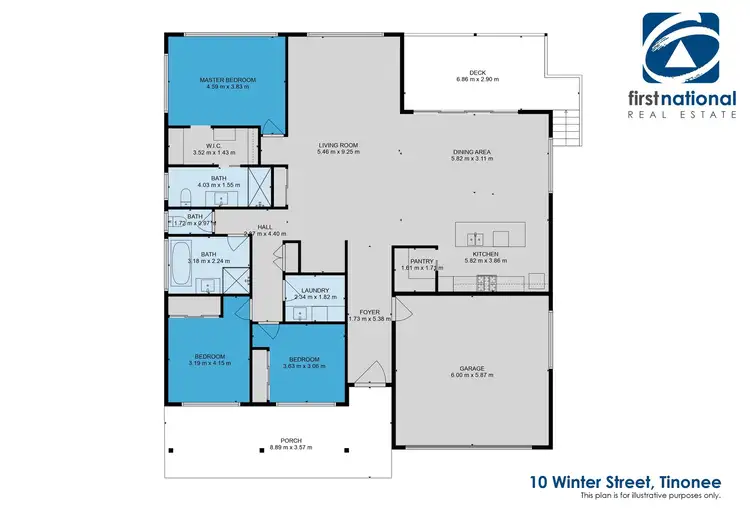 Floorplan of Homely house listing, 10 Winter Street, Tinonee NSW 2430