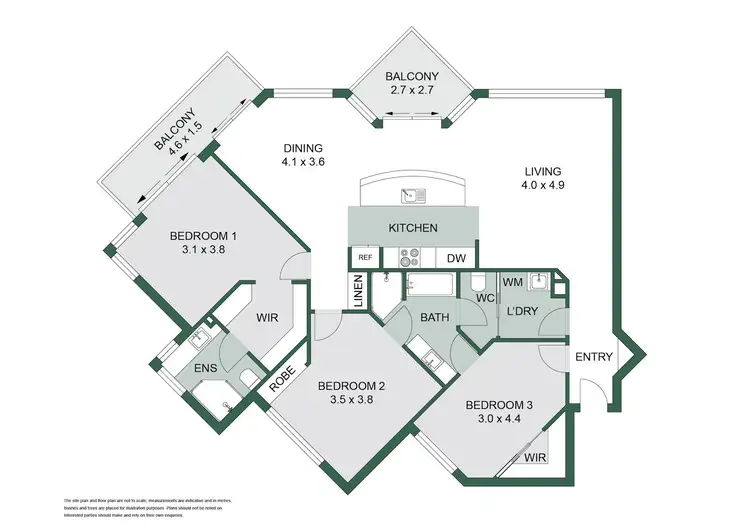 Floorplan of Homely apartment listing, 42/65-75 Vasey Esplanade, Trinity Beach QLD 4879