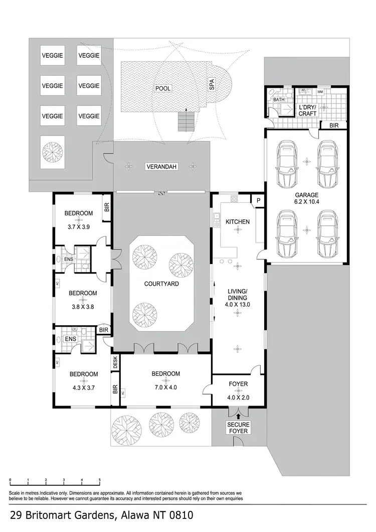 Floorplan of Homely house listing, 29 Britomart Gardens, Alawa NT 810