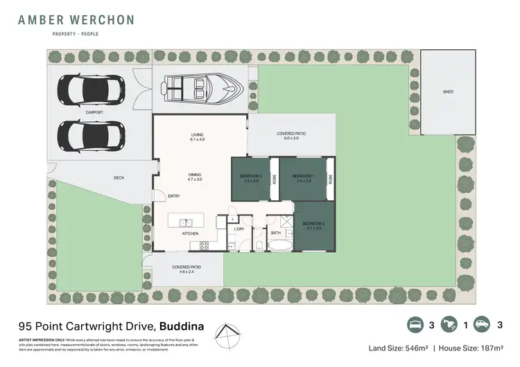 Floorplan of Homely house listing, 95 Point Cartwright Drive, Buddina QLD 4575