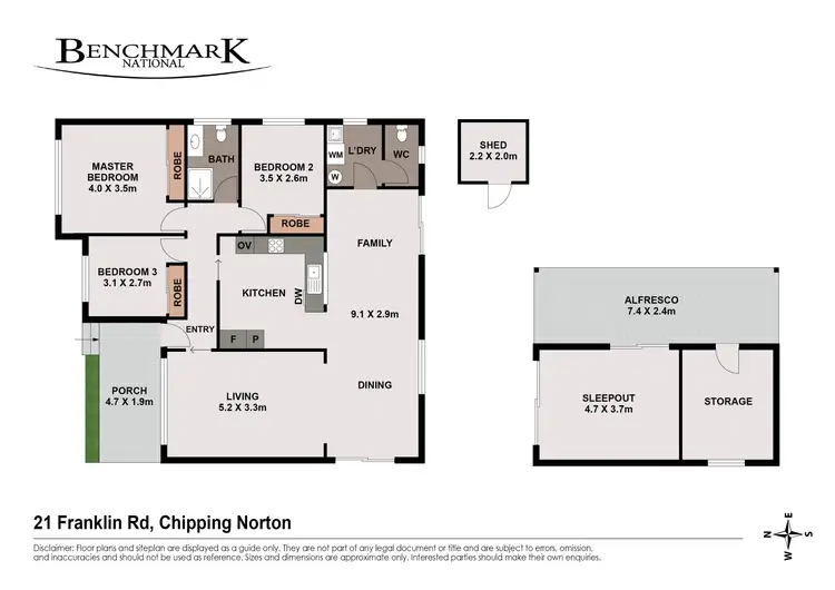 Floorplan of Homely house listing, 21 Franklin Road, Chipping Norton NSW 2170