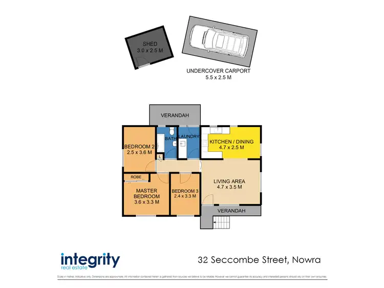 Floorplan of Homely house listing, 32 Seccombe Street, Nowra NSW 2541