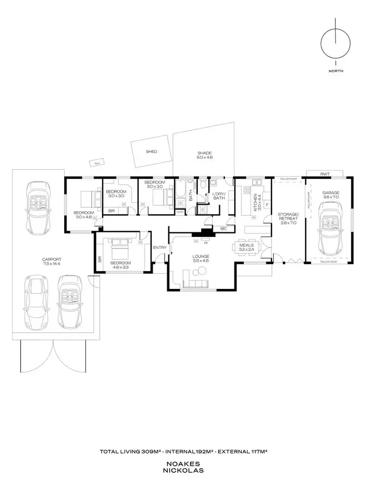 Floorplan of Homely house listing, 13 Pacific Parade, West Beach SA 5024