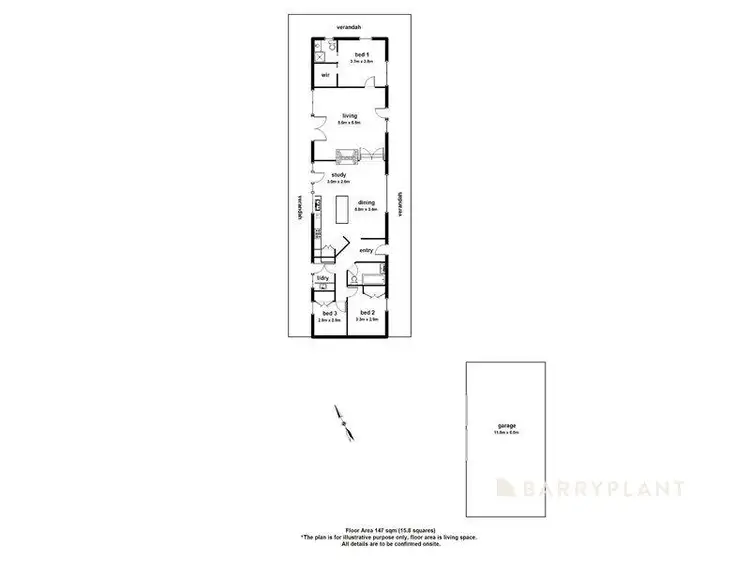 Floorplan of Homely house listing, 15 Livio Drive, Gembrook VIC 3783