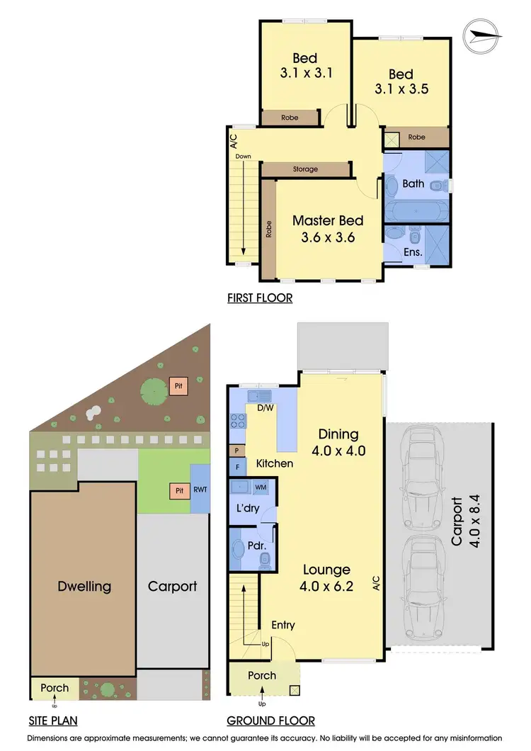 Floorplan of Homely townhouse listing, 3/10 Giles Court, Mill Park VIC 3082