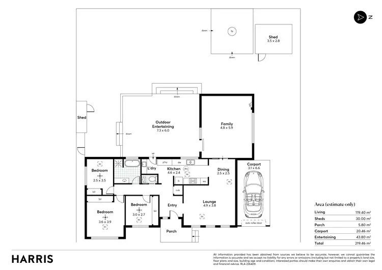 Floorplan of Homely house listing, 6 Silverdale Crescent, Bellevue Heights SA 5050