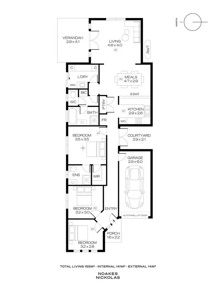Floorplan of Homely house listing, 12A Dew Street, Mile End SA 5031