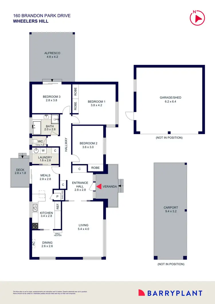 Floorplan of Homely house listing, 160 Brandon Park Drive, Wheelers Hill VIC 3150